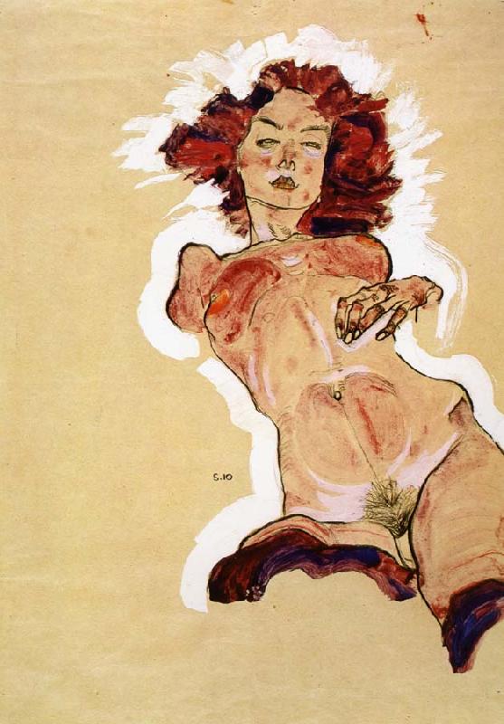 Egon Schiele Female Nude